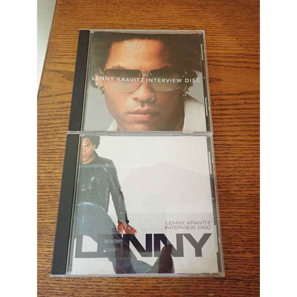 Lenny Kravitz Interview CD Lot (2) Alternative Rock Promo Disks Radio Interviews